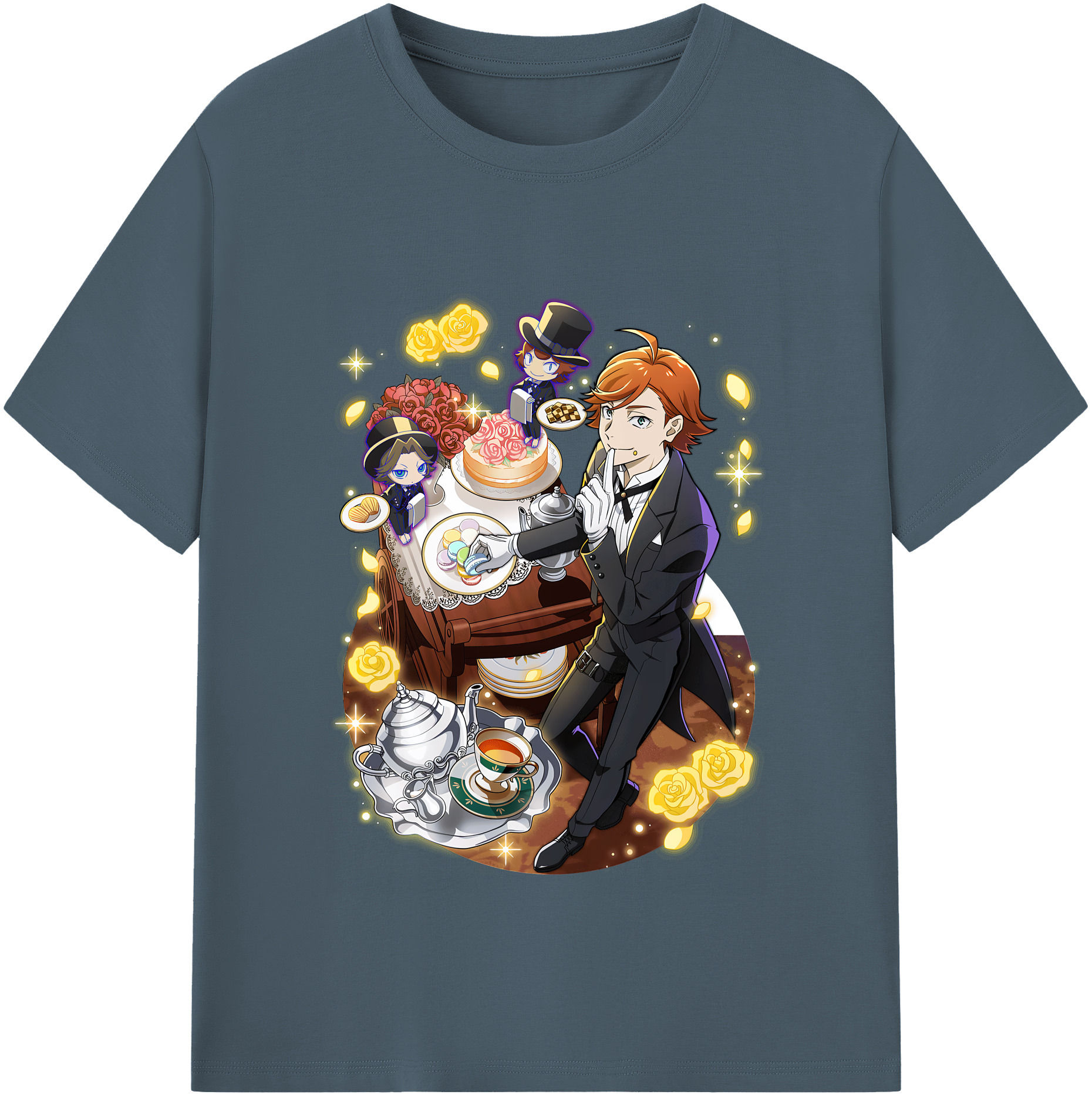 （画像用） 文豪ストレイドッグス Bungo Stray Dogs 綿100％半袖Tシャツ（フロントプリント）